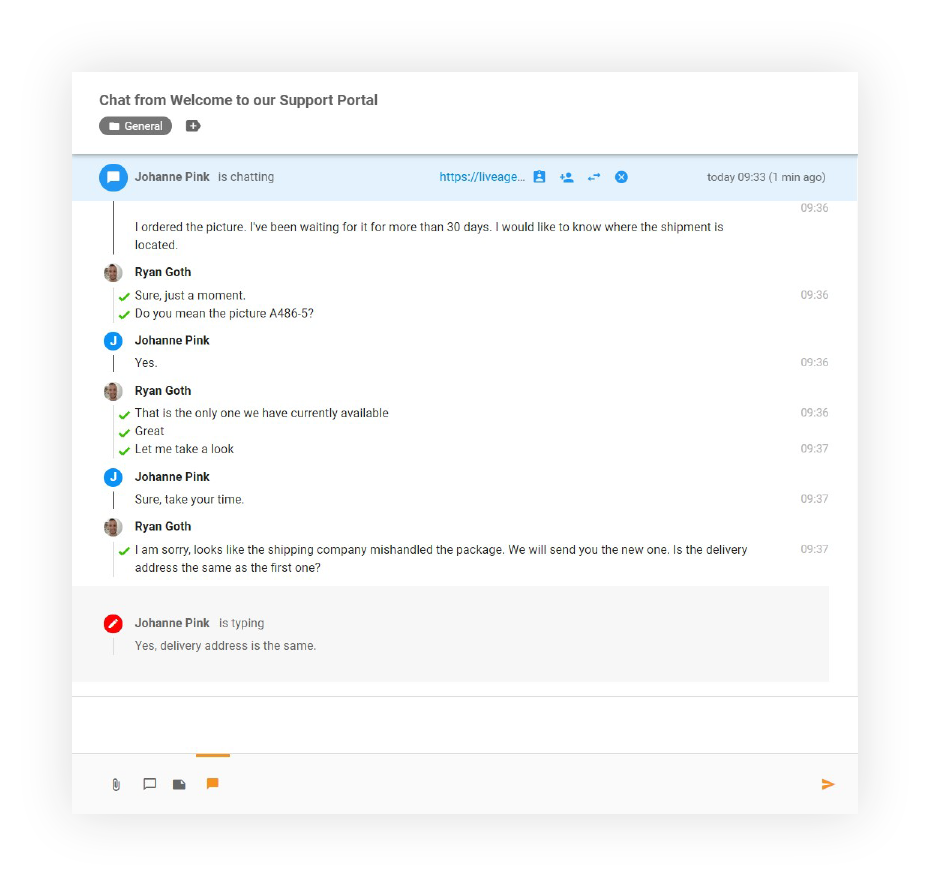 nahlad-pisania-v-realnom-case