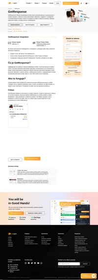 GetResponse umožňuje plánovať e-mailové správy a automatizovať proces kontroly, keď sú pridaní nový potenciálni zákazníci. Prečítajte si o integrácii GetResponse.